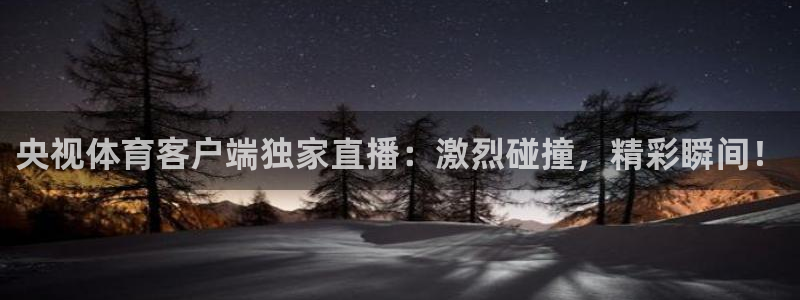 央视体育客户端独家直播：激烈碰撞，精彩瞬间！